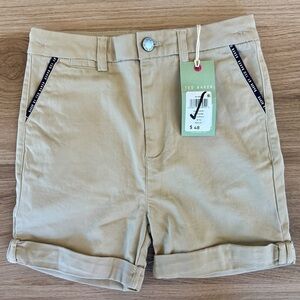 NWT Baker By Ted Baker Khaki Dress Shorts With Adjustable Waist Boys Size 9 Year